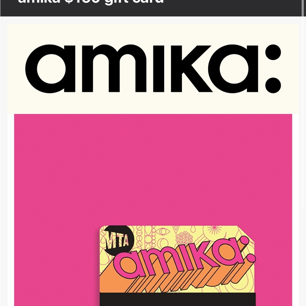 Amika Gift Card - $150 value